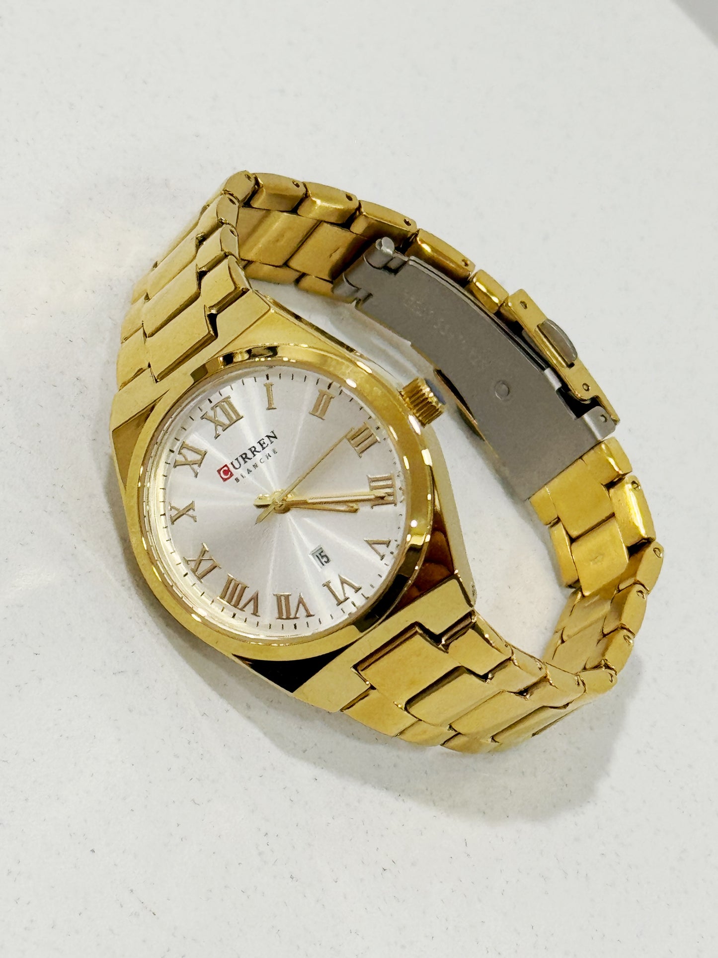 Orologio Gold white