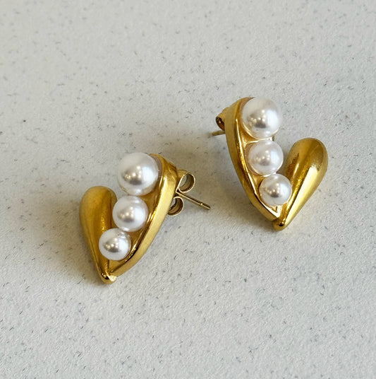 Orecchini Love&Pearls (mini)