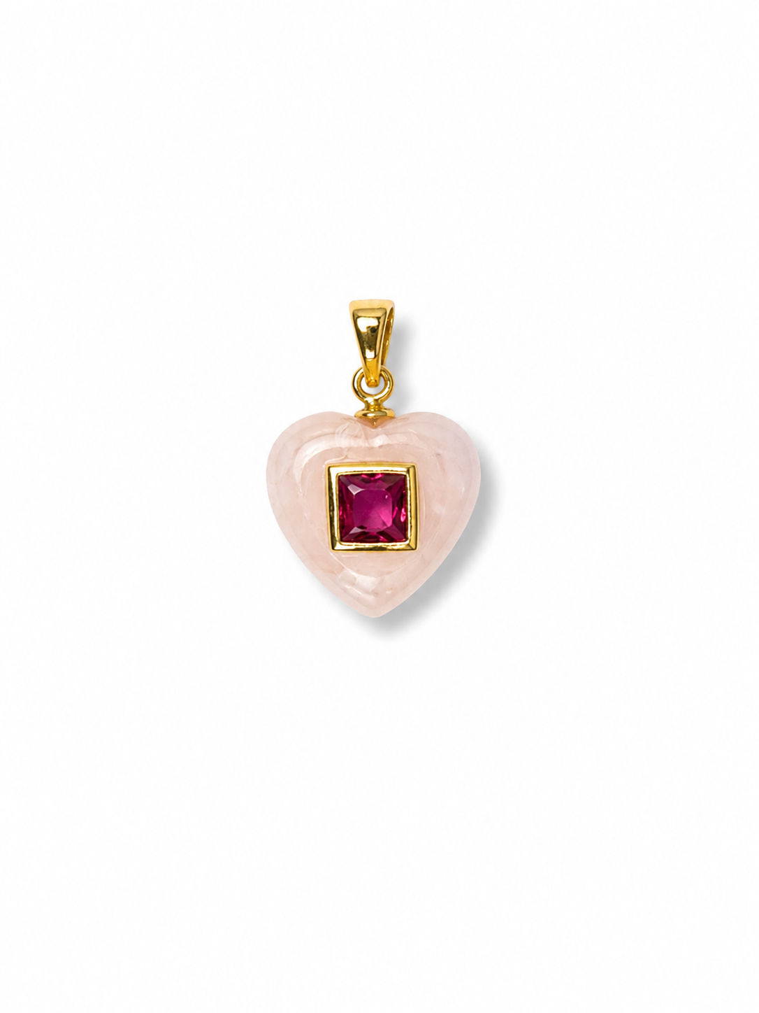 Charm Amulet pietra Vera Ametista, giada, topazio