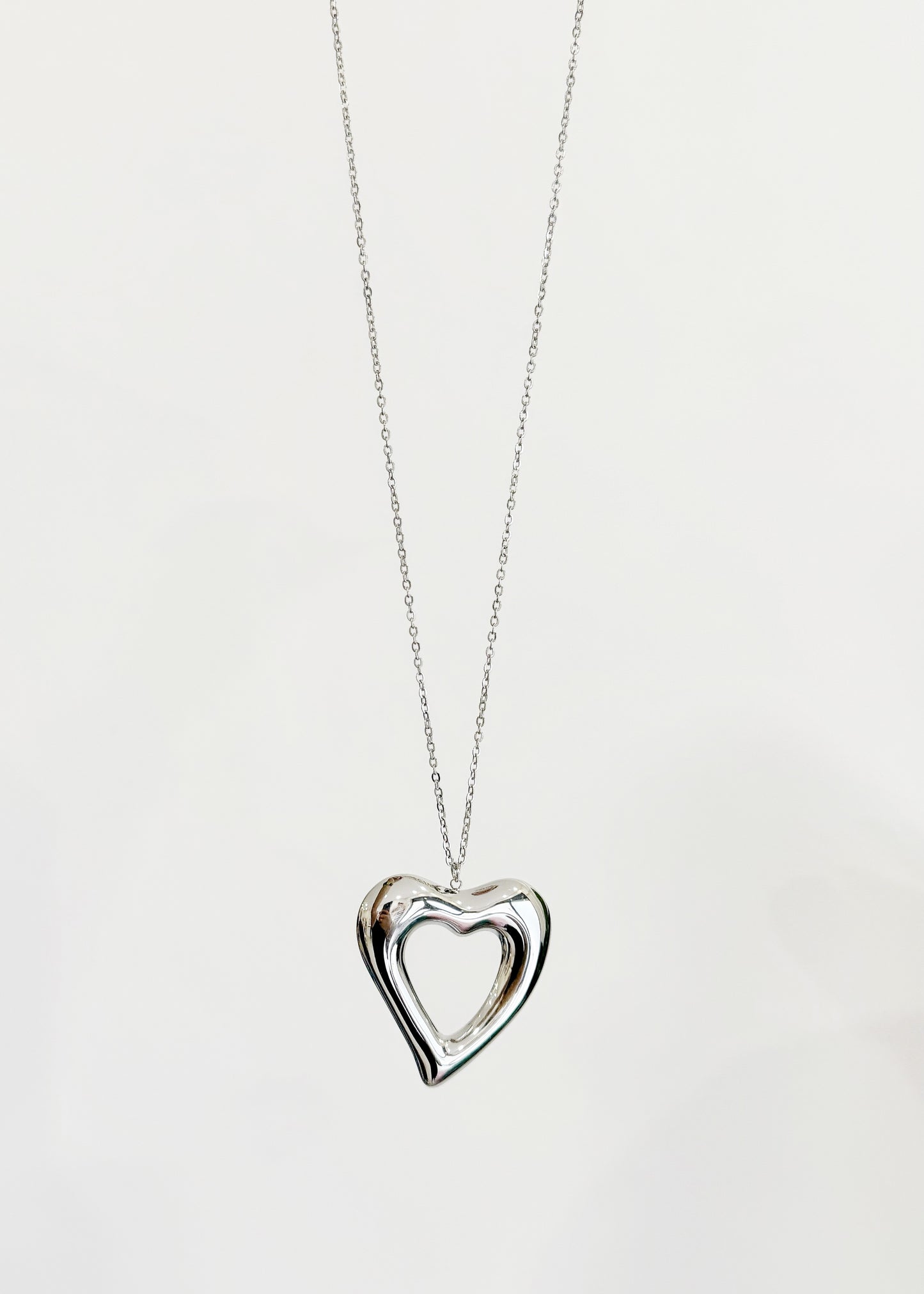 Collana cuore Chunky