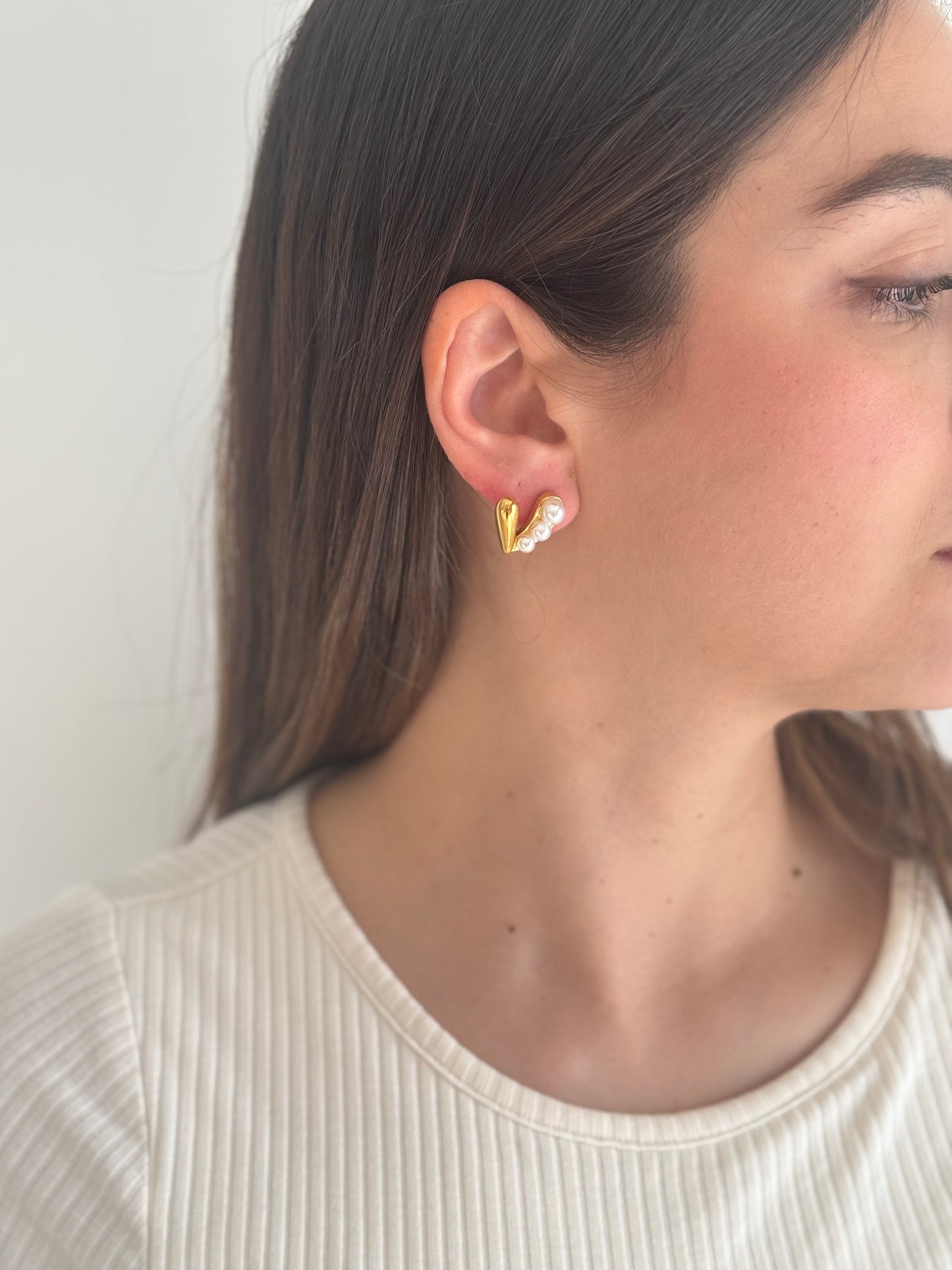 Orecchini Love&Pearls (mini)