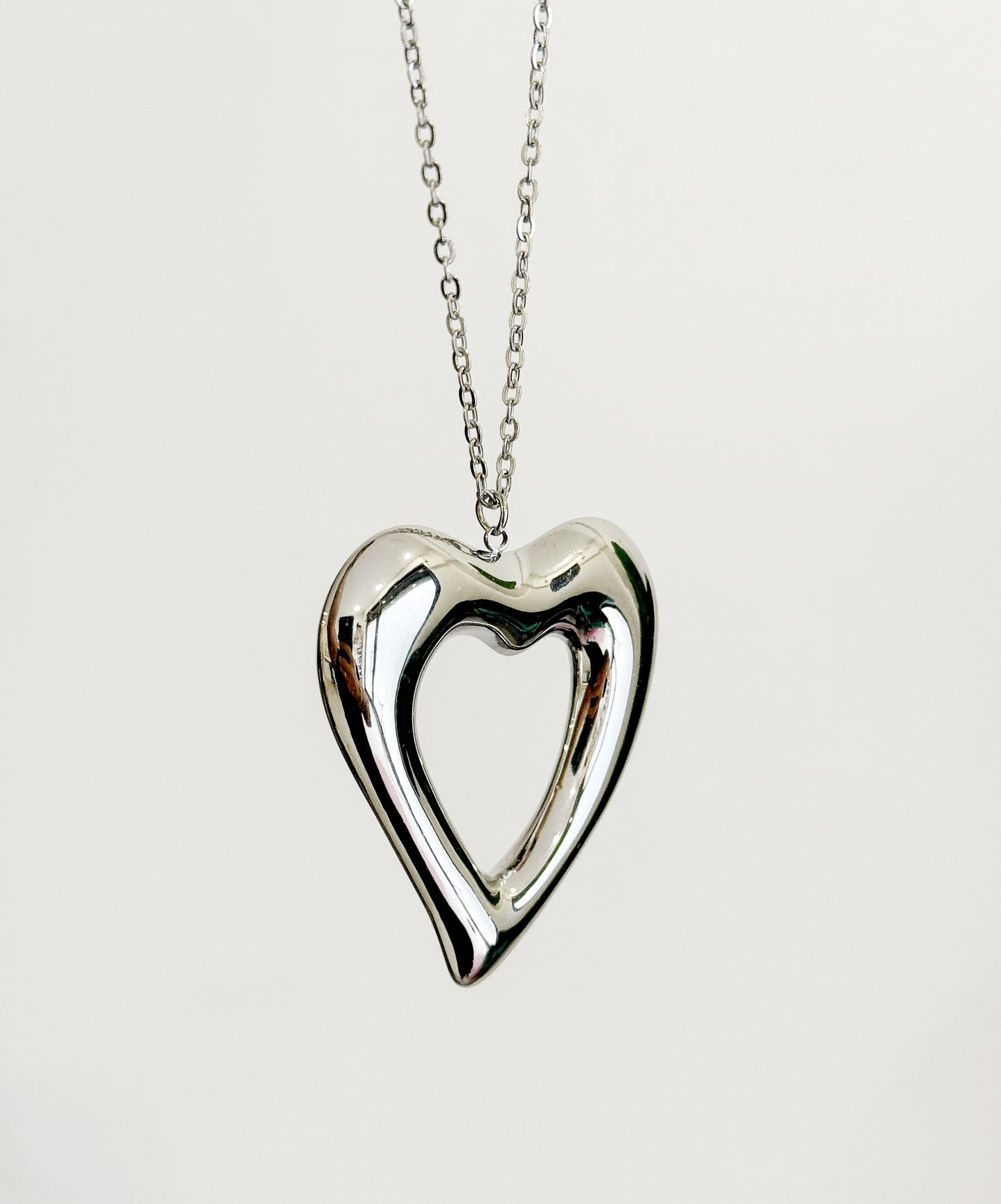 Collana cuore Chunky