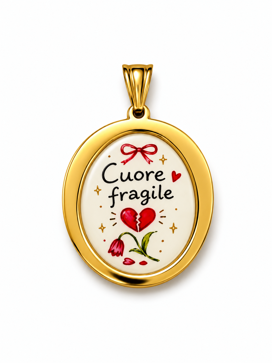 Charm Cuore Fragile