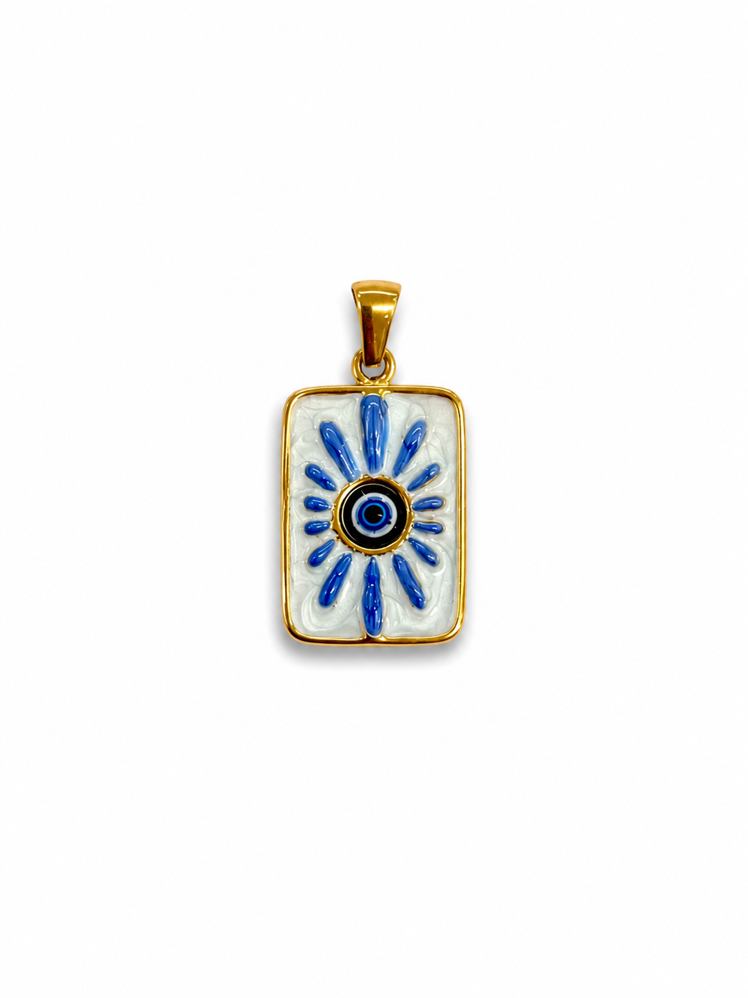 Charm mosaico azzurro