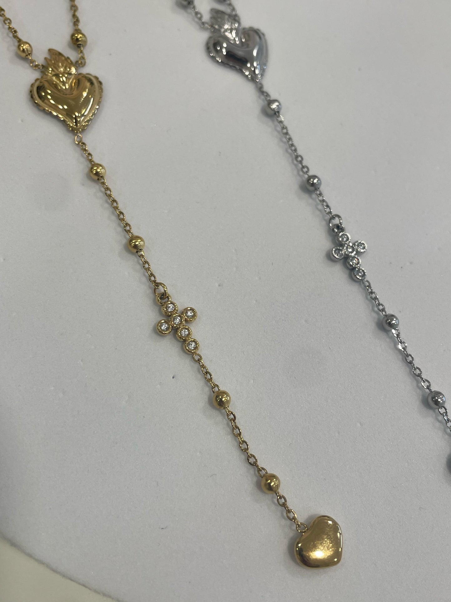 Collana lunga Cuore Sacro