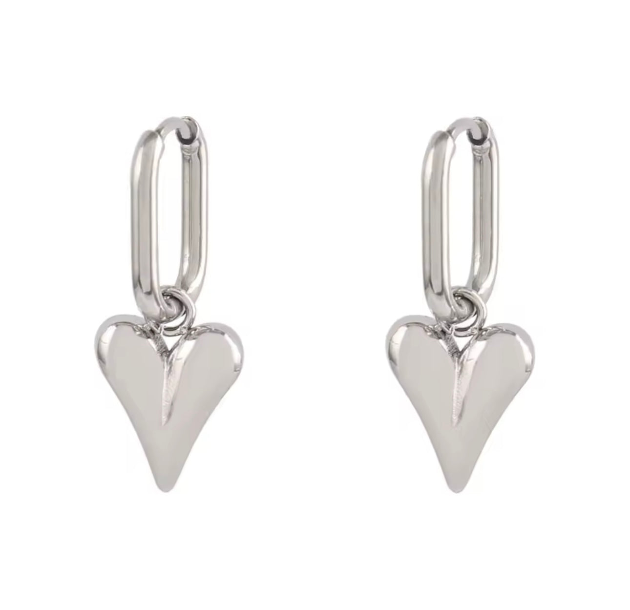 Orecchini Hoops Heart