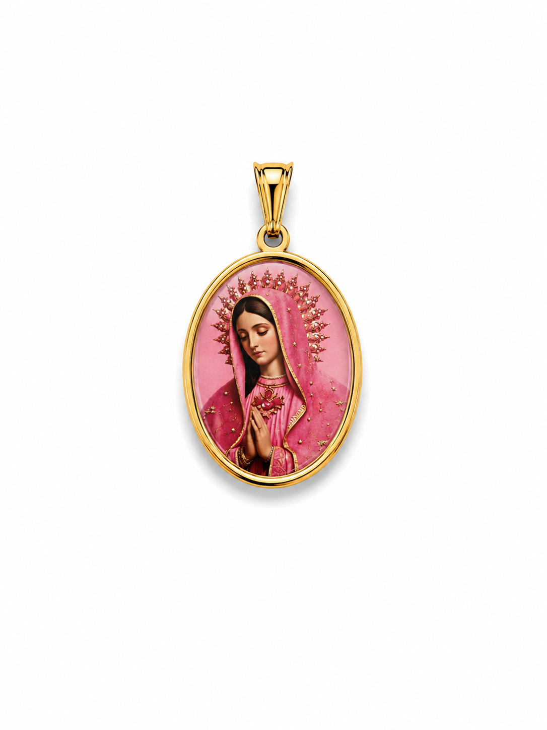 Charm Madonnina con cuore immacolato