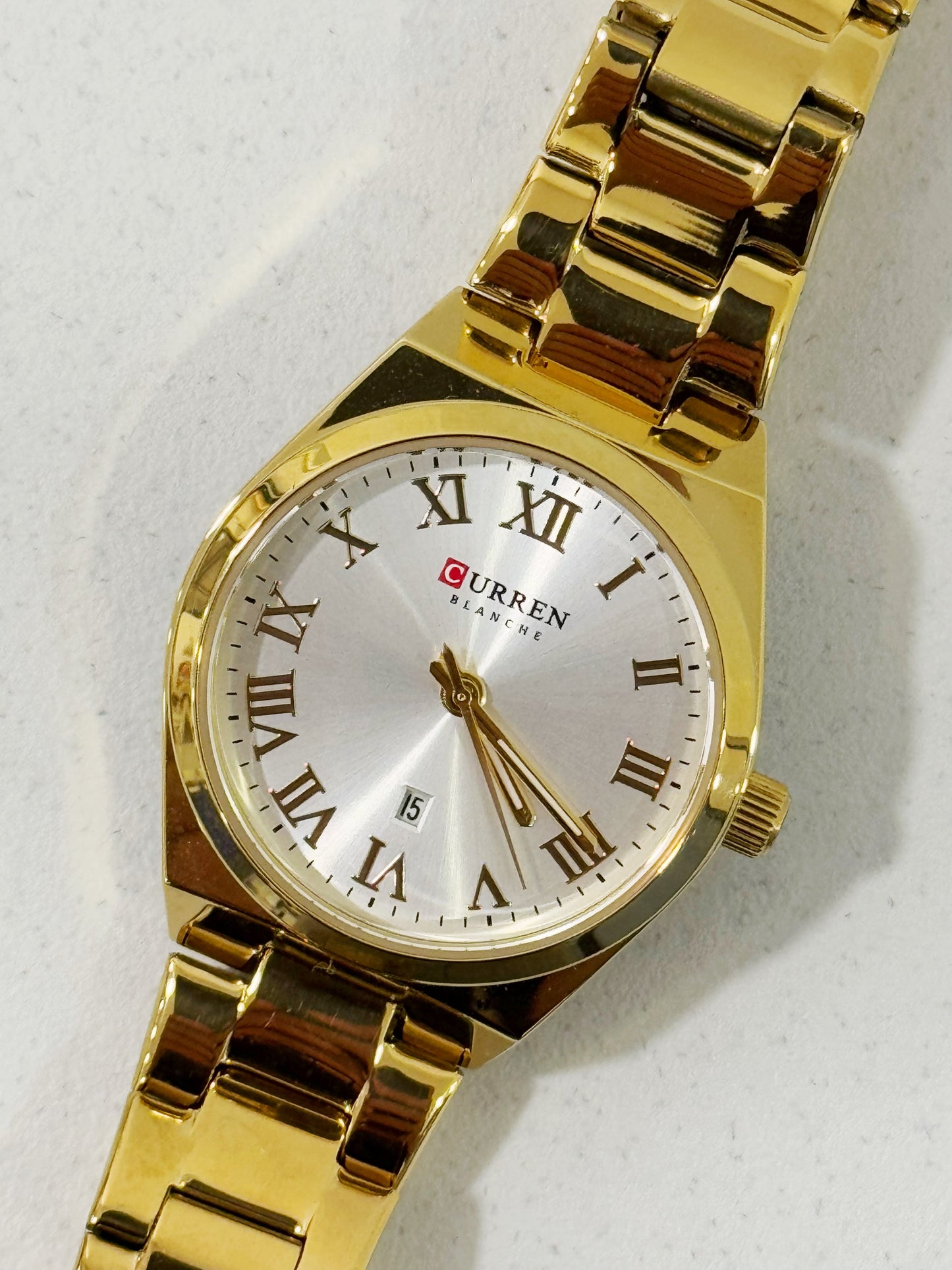 Orologio Gold white