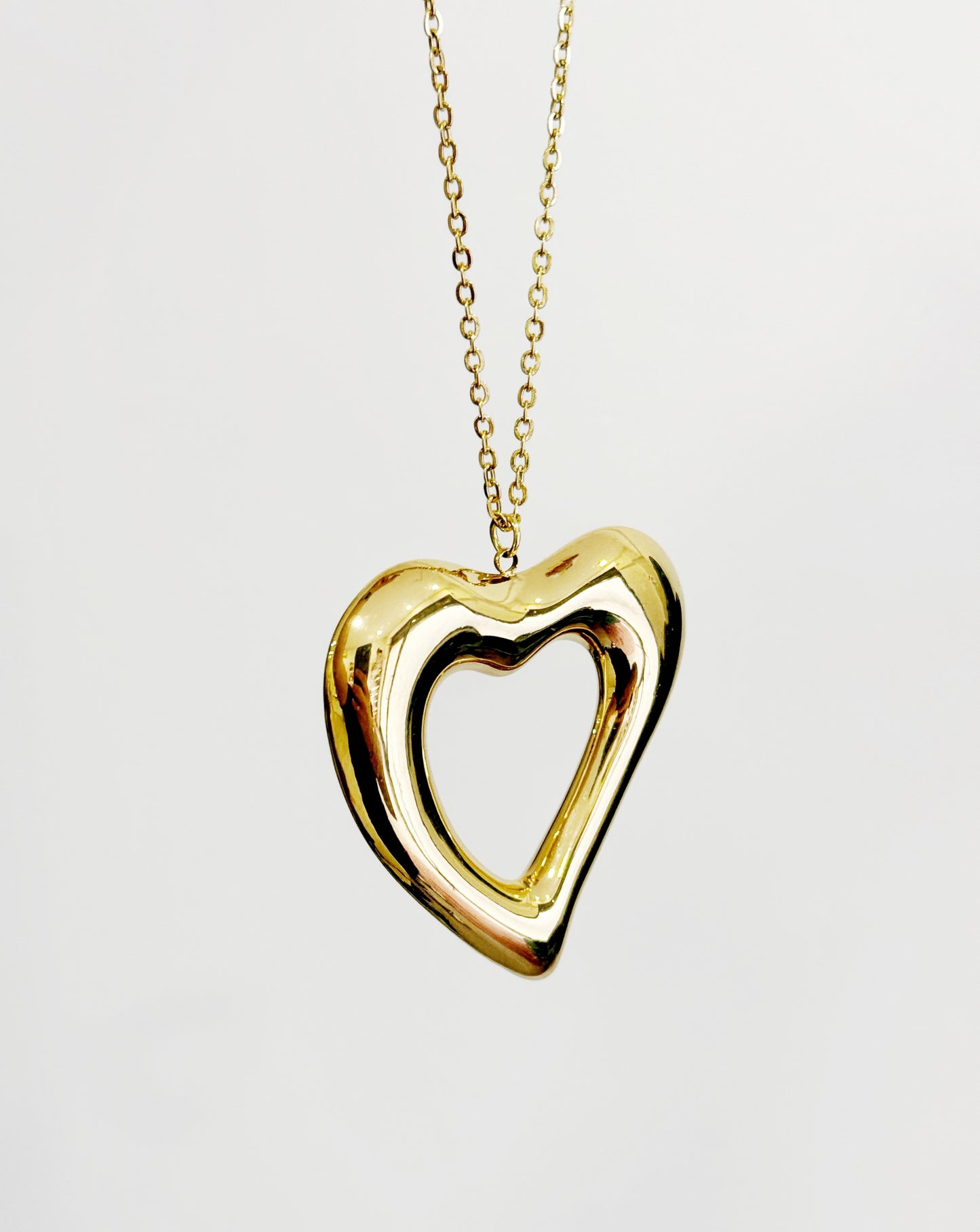 Collana cuore Chunky