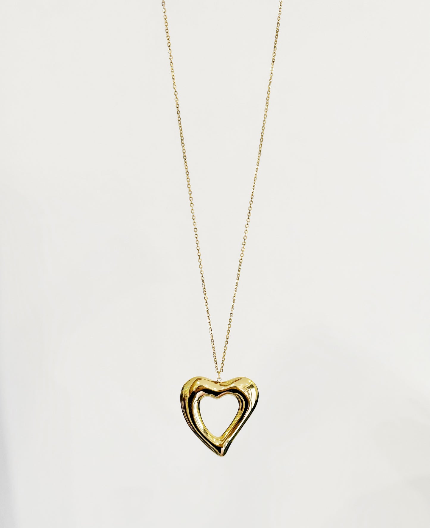 Collana cuore Chunky