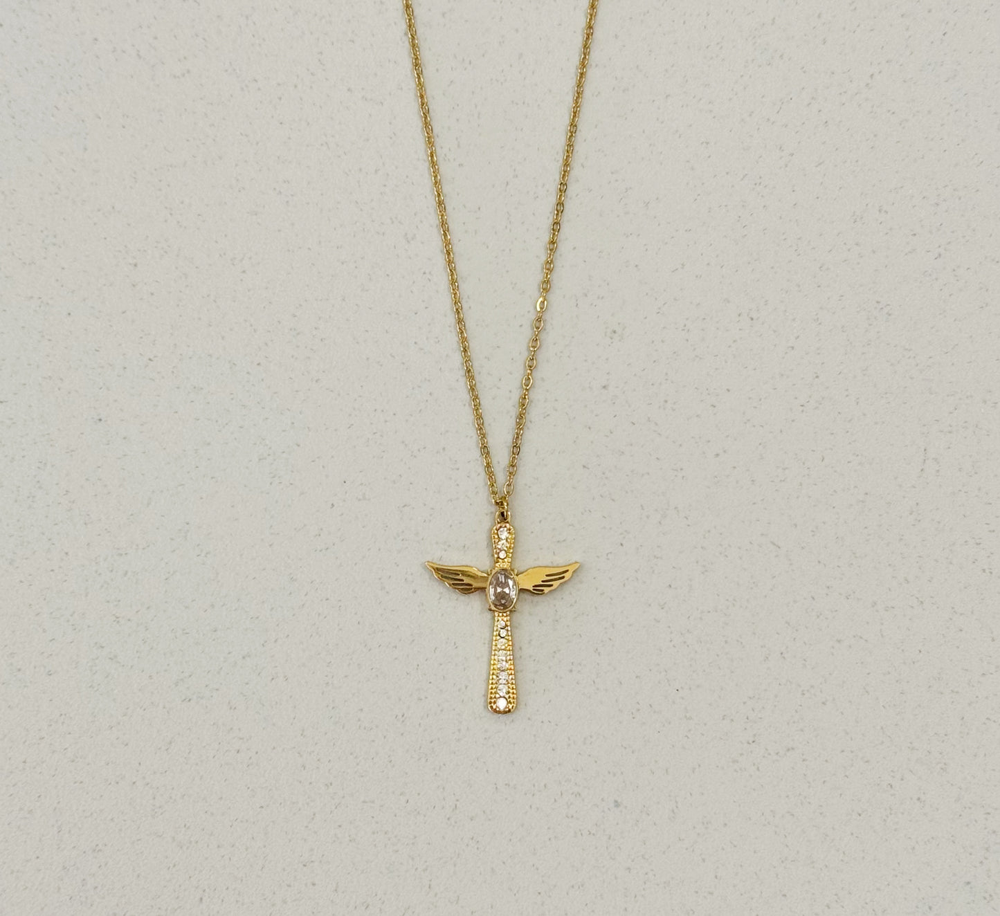 Collana Ali in Croce