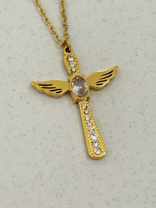 Collana Ali in Croce
