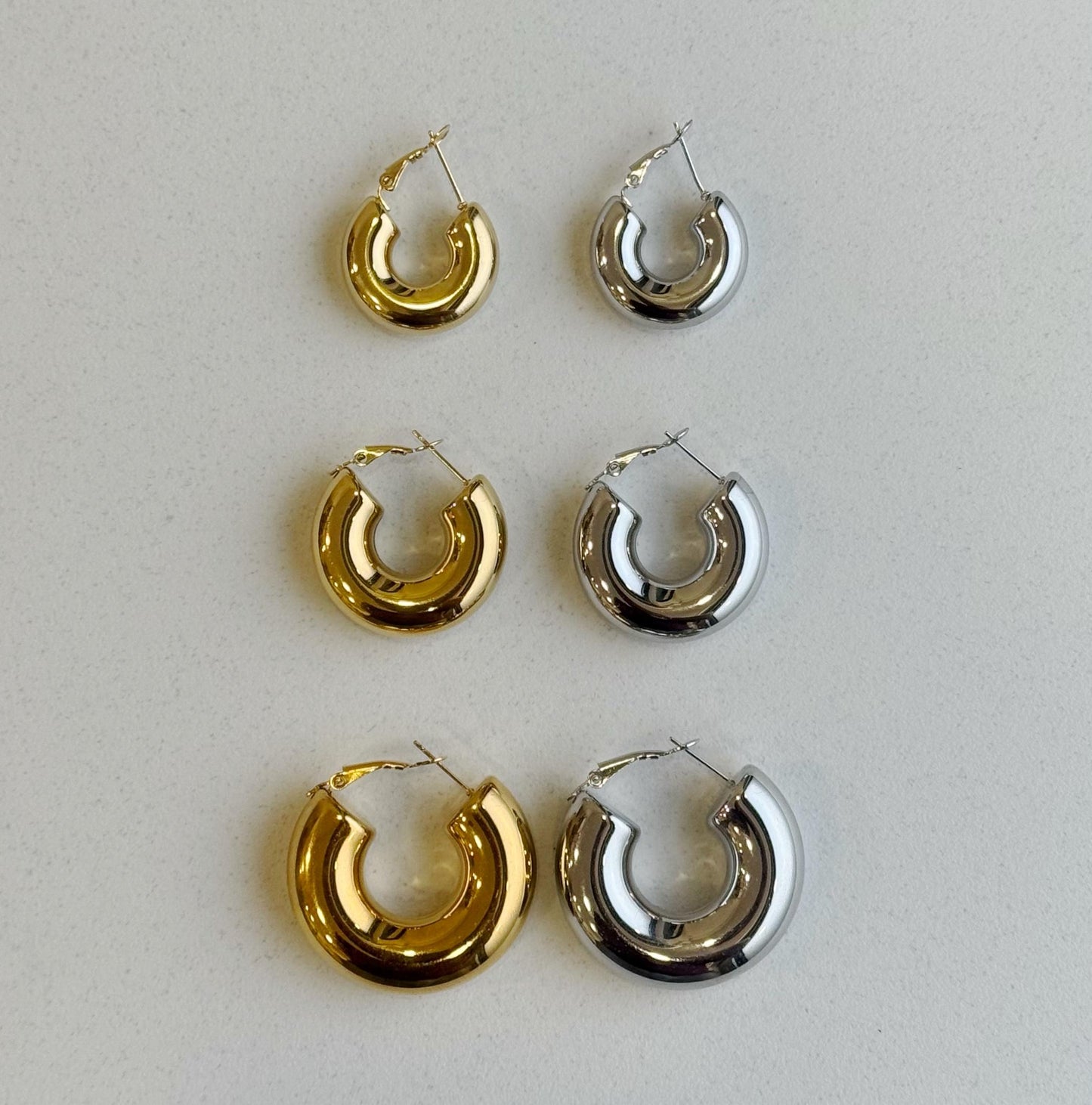 Orecchini Chunky Hoop S-M-L