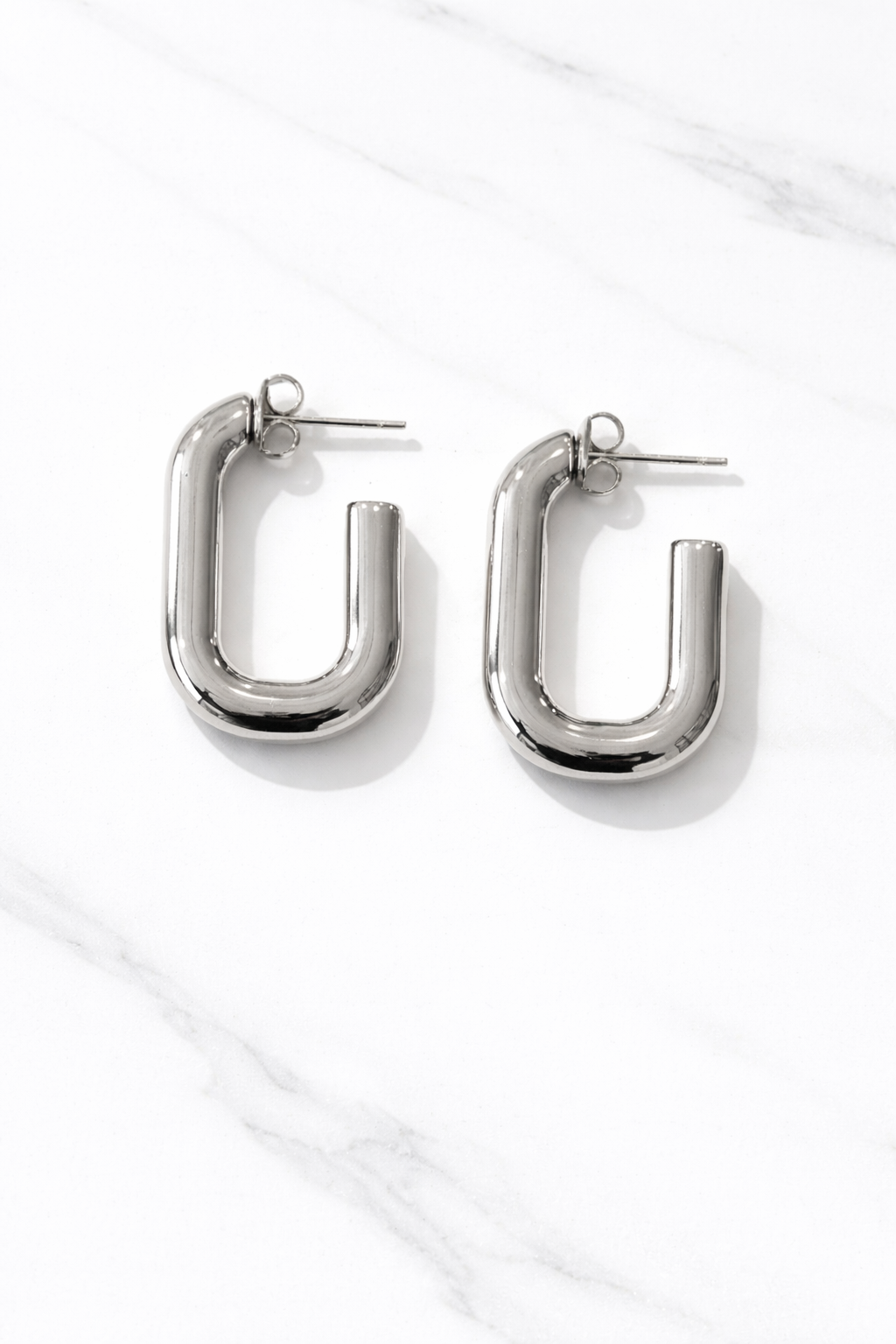 Orecchini Hoop Square