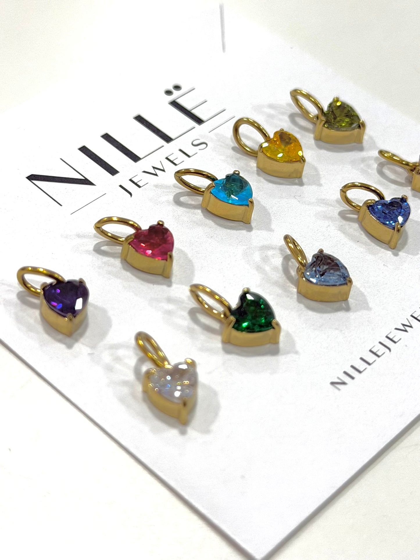charm punti luce cuore