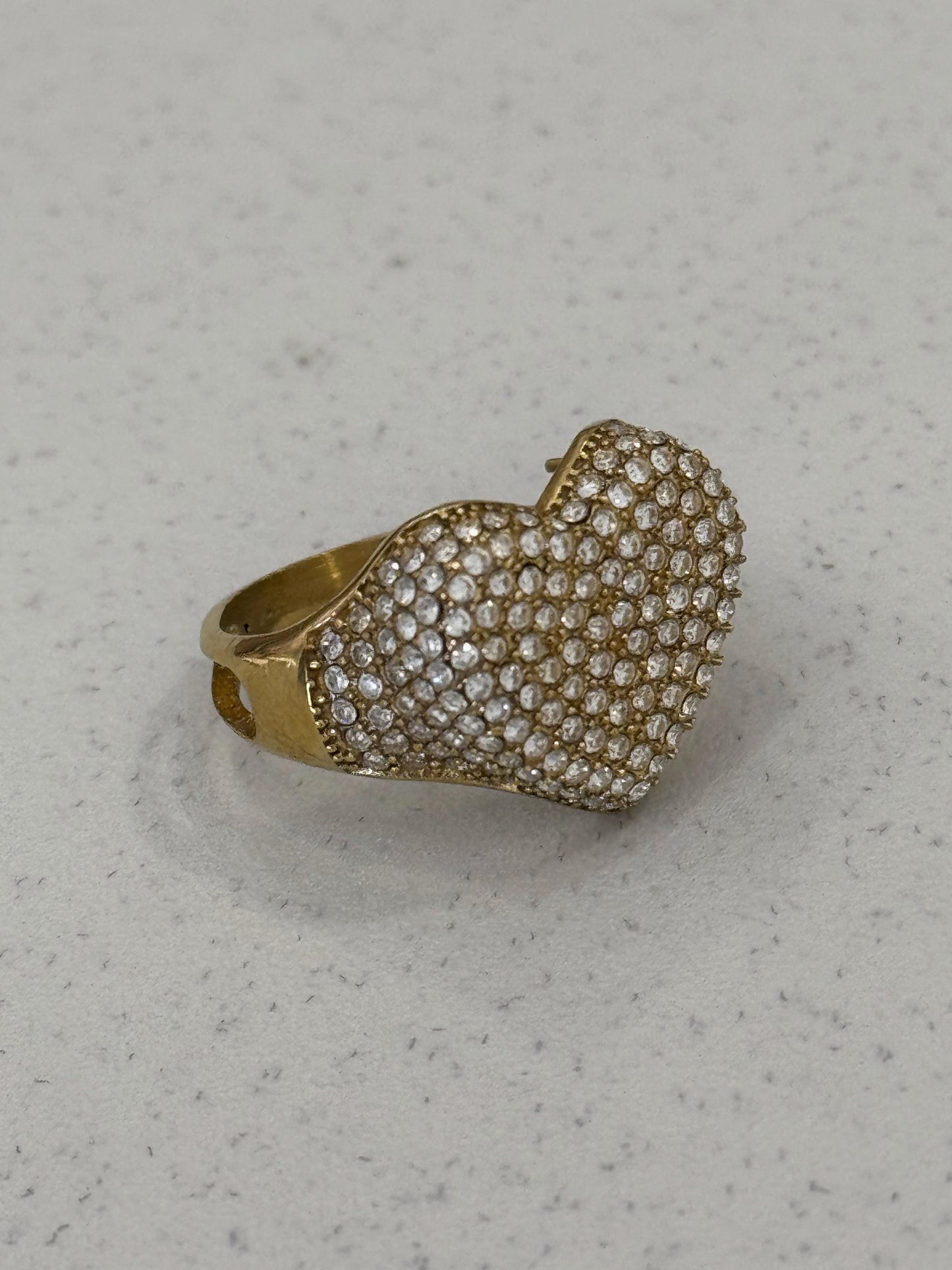 Anello Cuore Pave