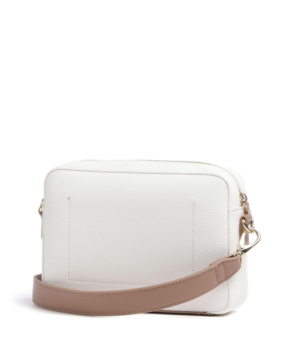 Borsa Alexia Valentino con doppia tracolla bianca cuoio