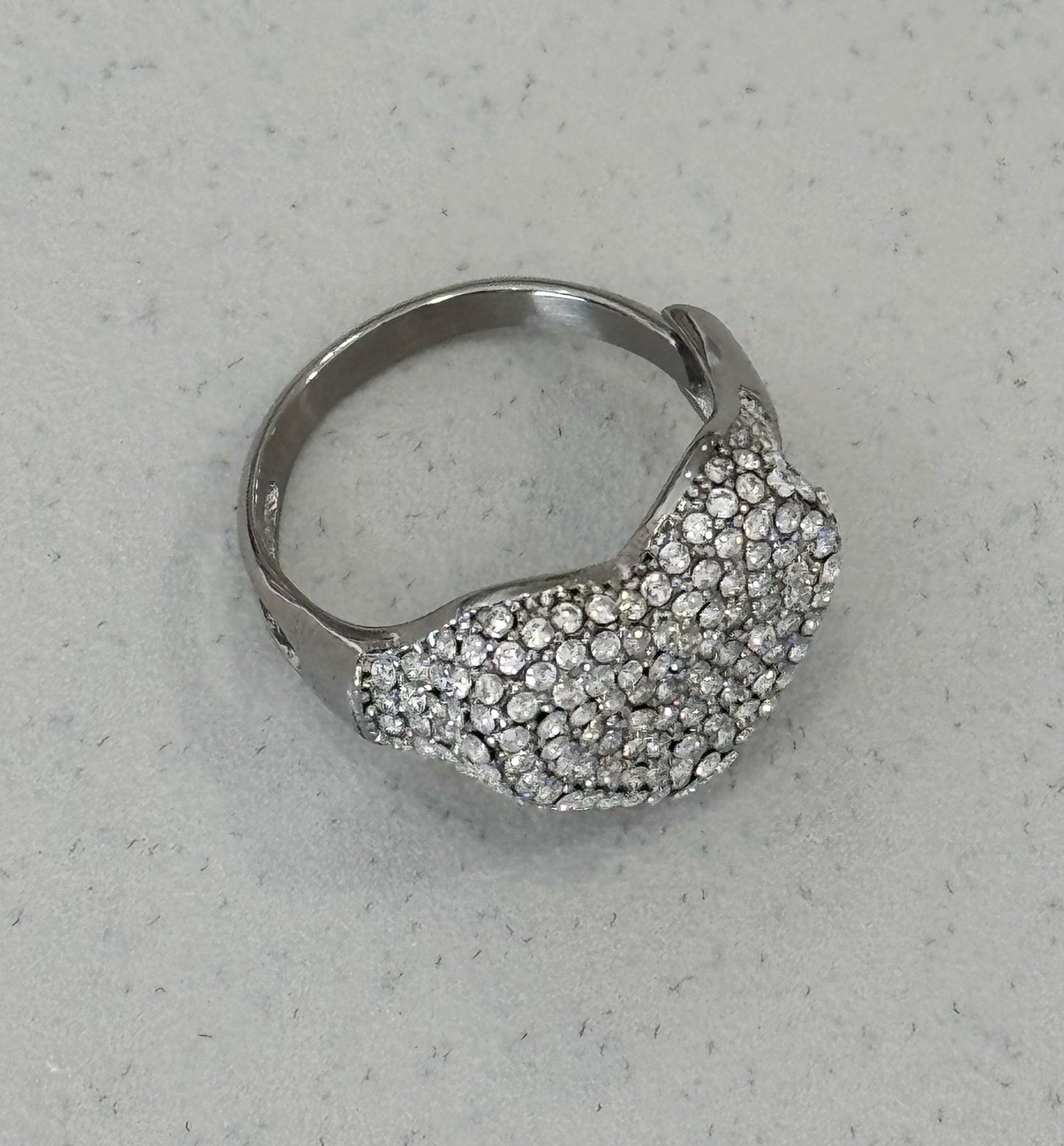 Anello Cuore Pave