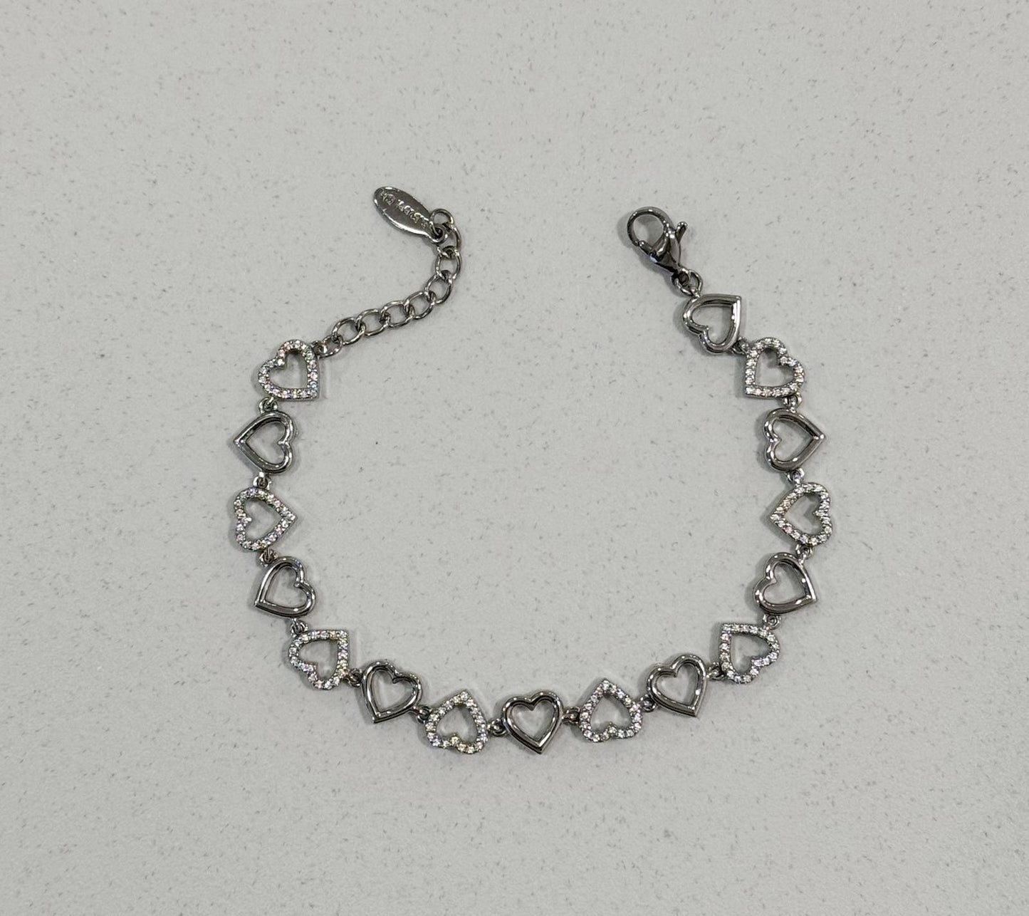 Bracciale cuori aperti