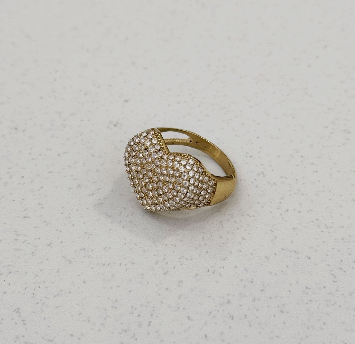 Anello Cuore Pave