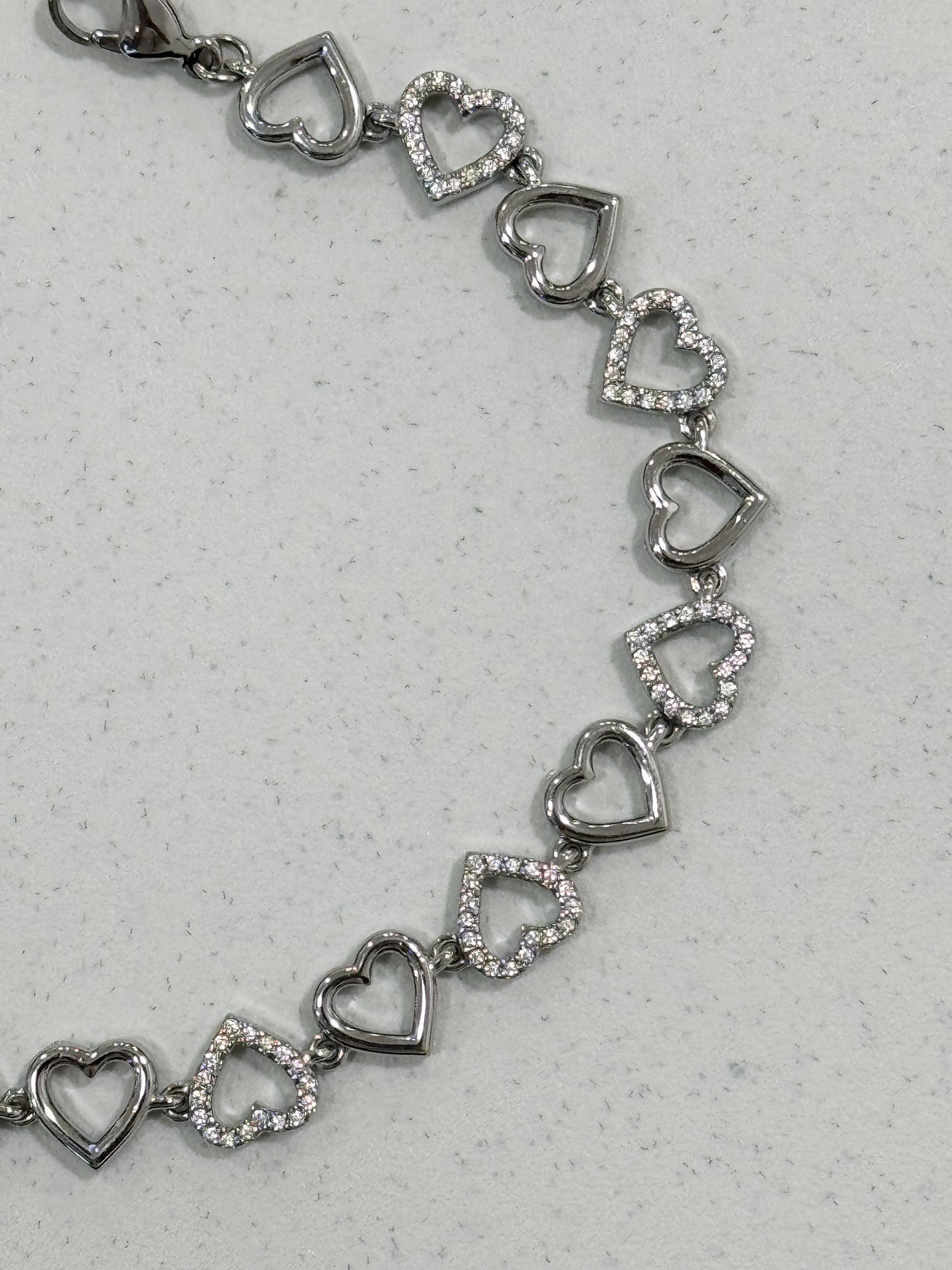 Bracciale cuori aperti