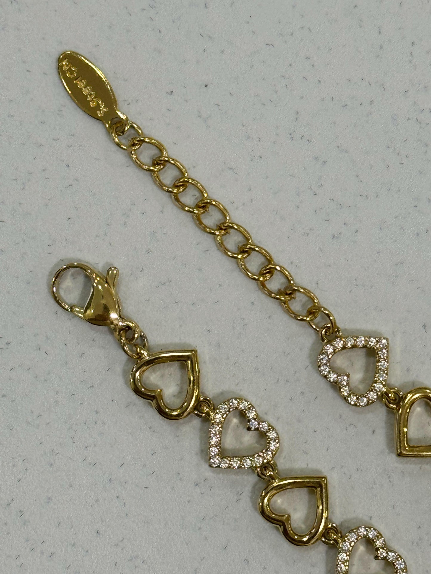 Bracciale cuori aperti