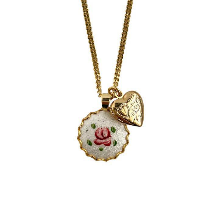 Collana cameo Flower