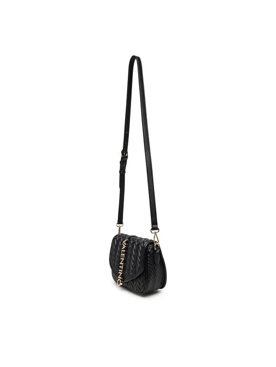 Borsa Valentino Fania Re con tracolla e pattina Nera