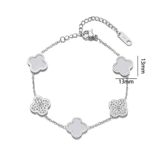 Bracciale Fiore Point Lux silver