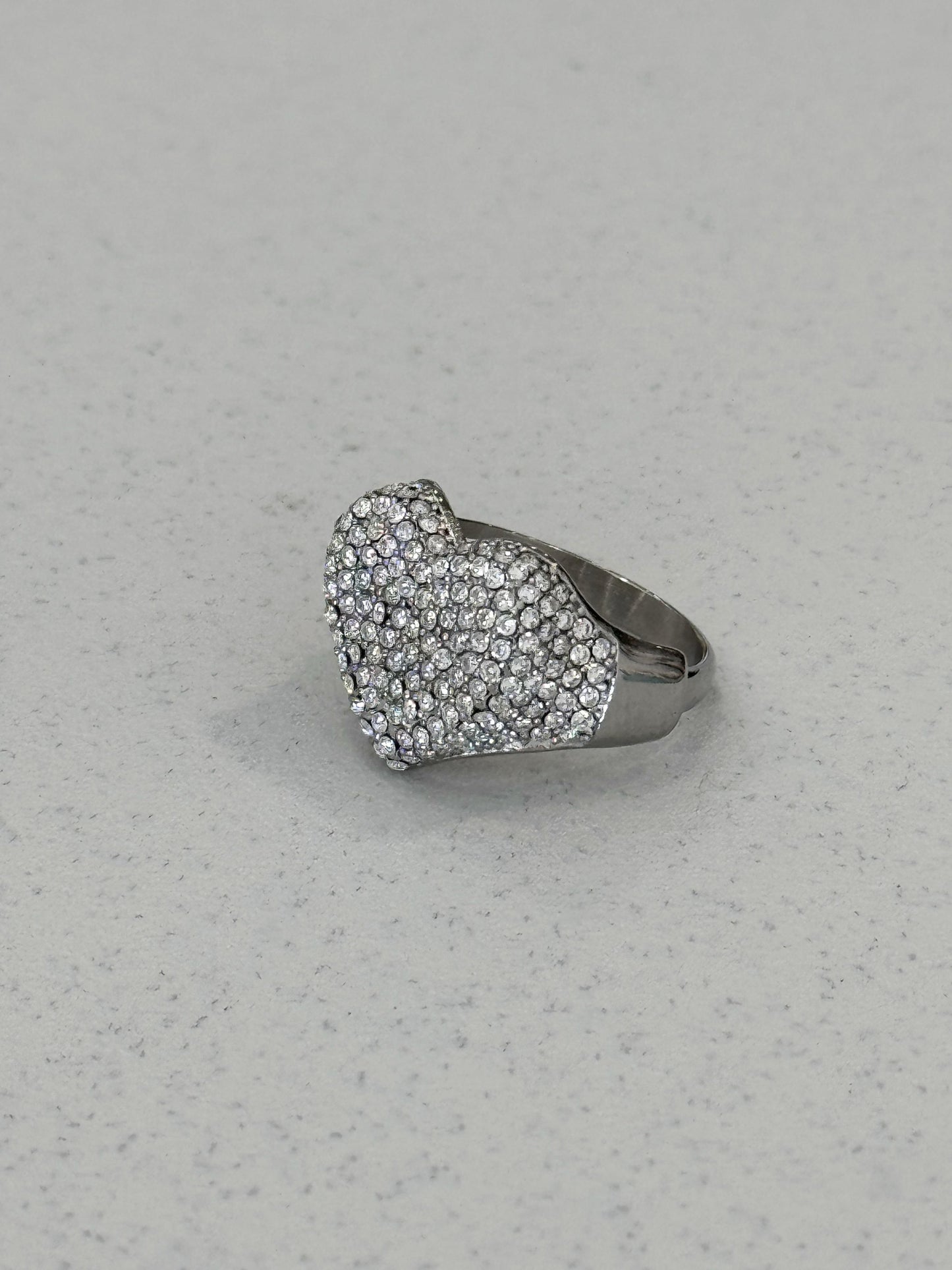 Anello Cuore Pave