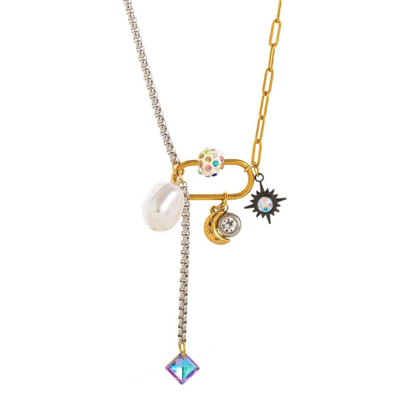 Collana Sole Luna Stelle