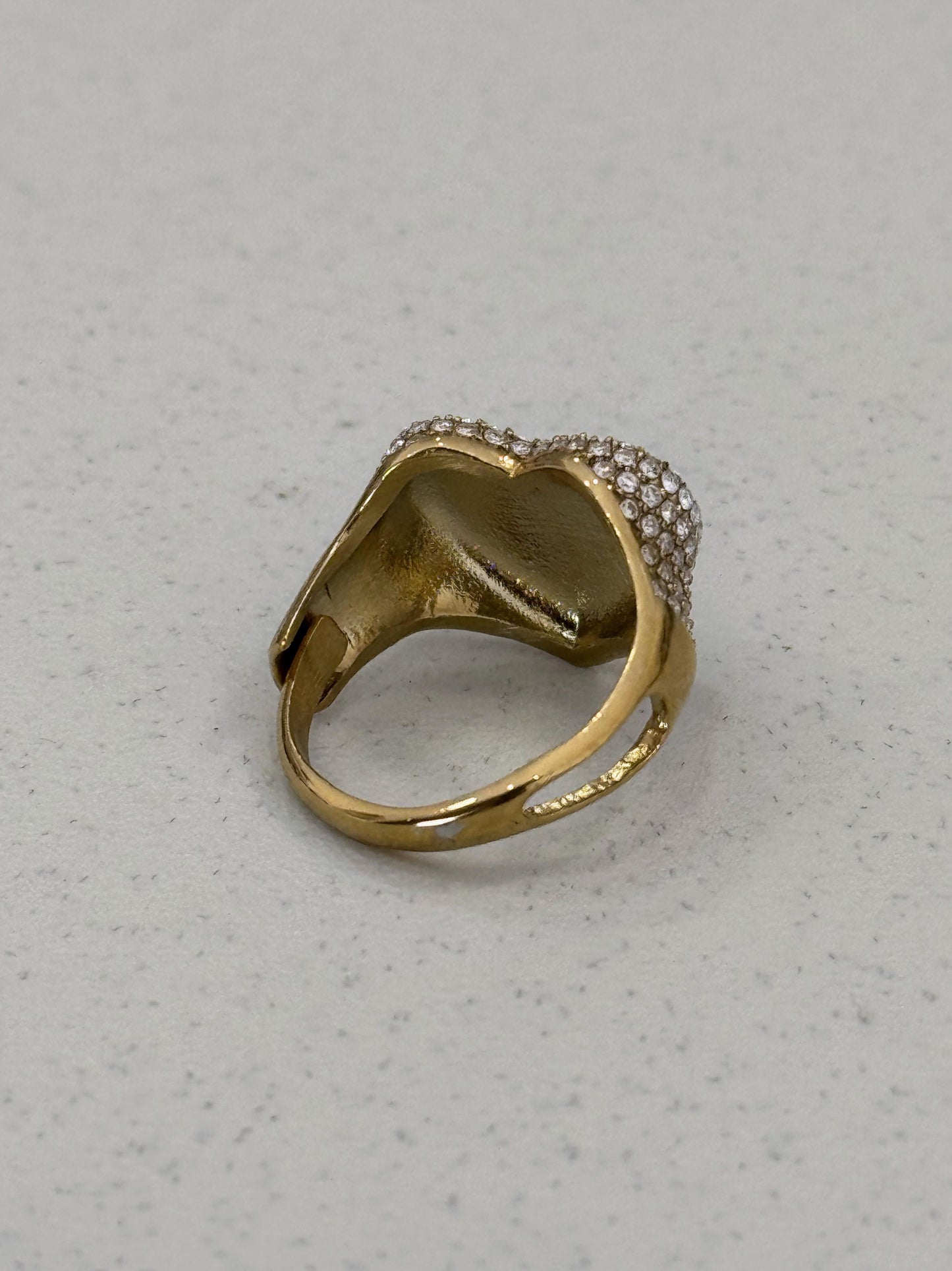 Anello Cuore Pave