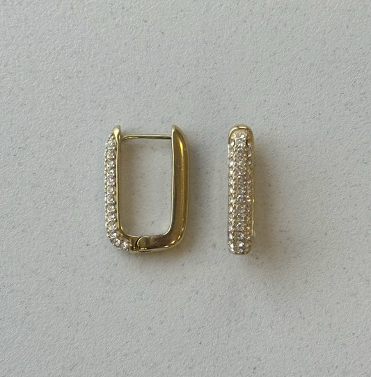 Orecchini Hoop Square Lux