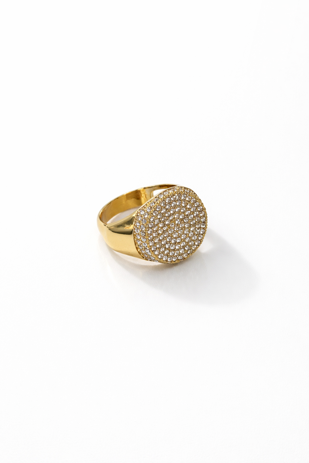 Anello Sigillo Pavè