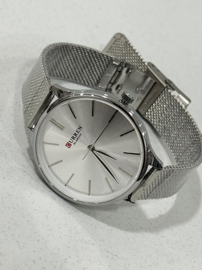 Orologio acciaio silver e gold
