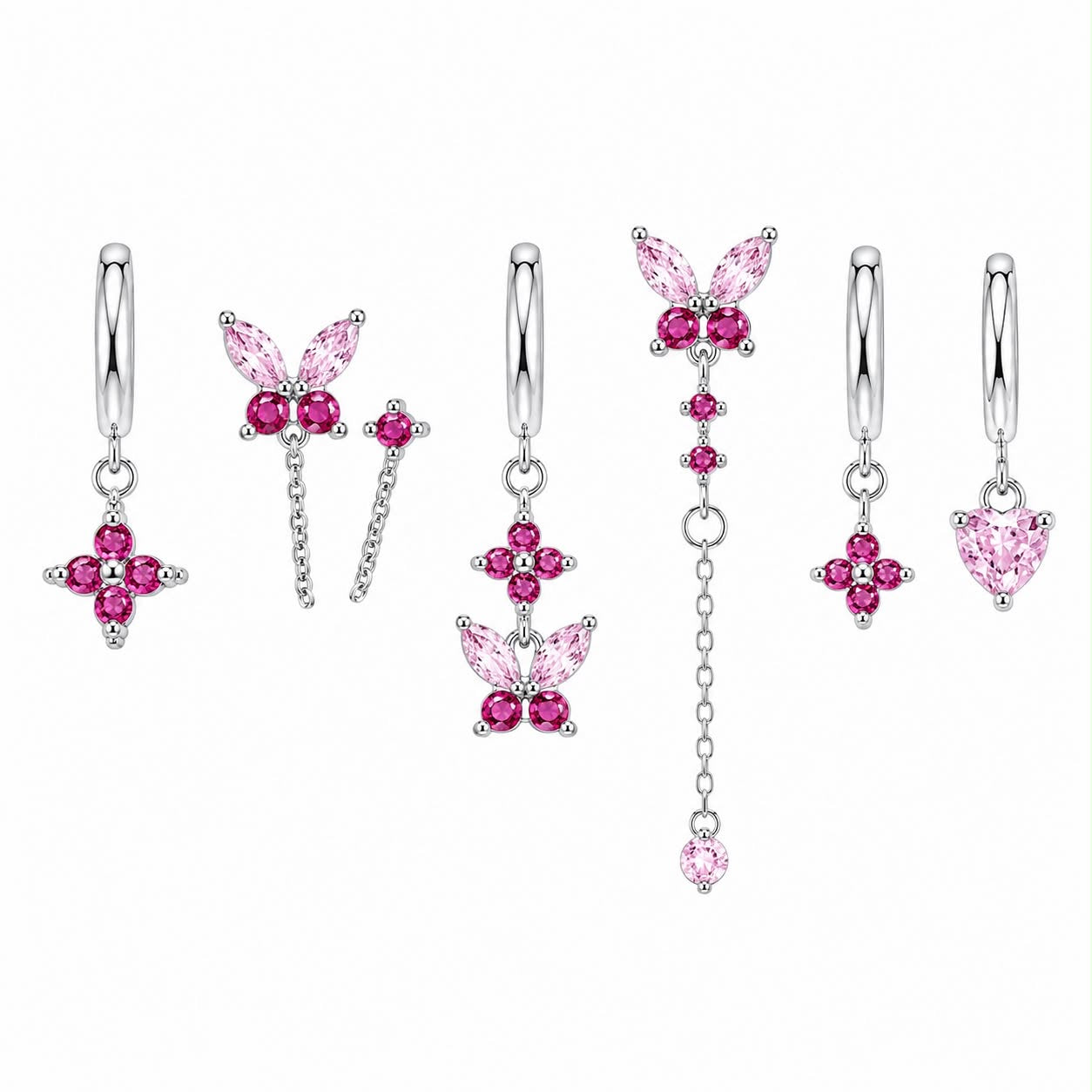 Orecchini Set Butterfly