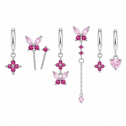 Orecchini Set Butterfly