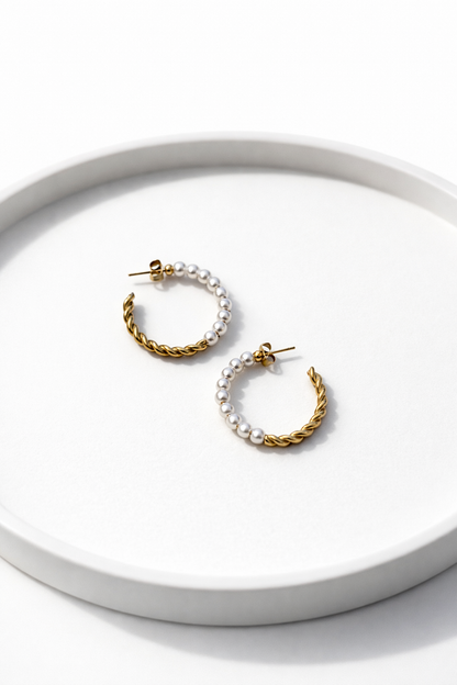 Orecchini Perla Twist