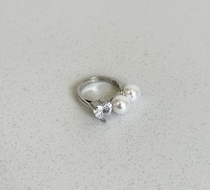 Anello cuoricino di luce