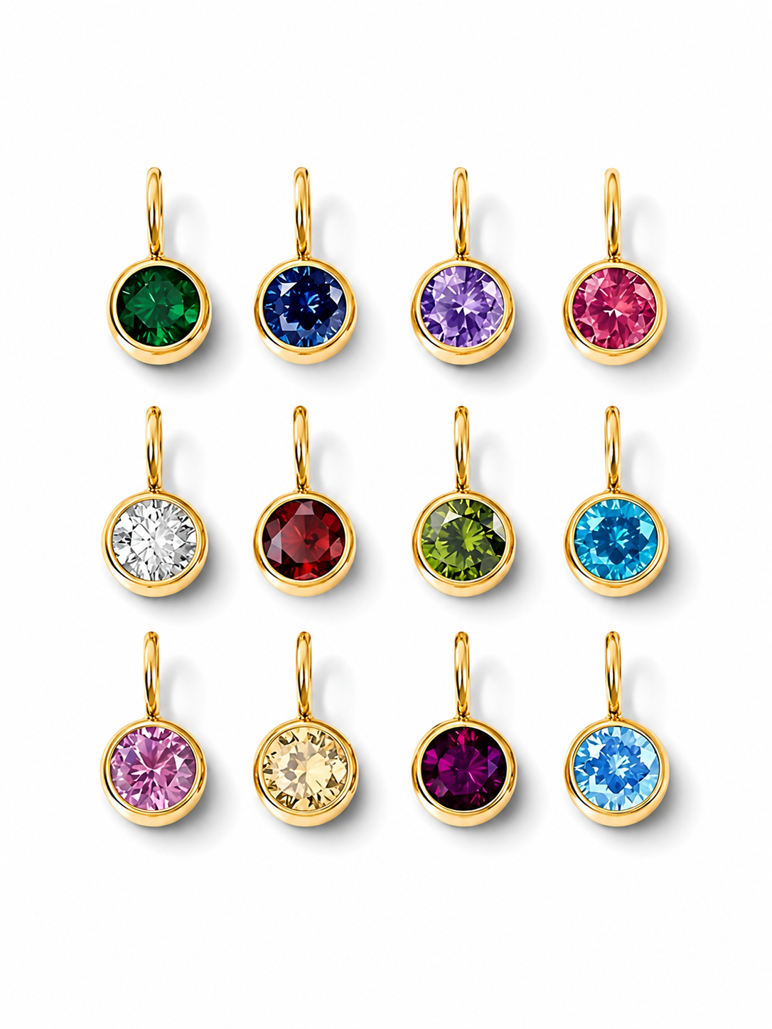 Charm punto luce tondo