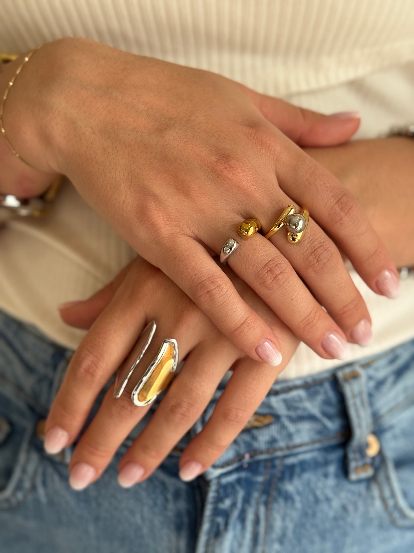 Anello Drop•bicolor