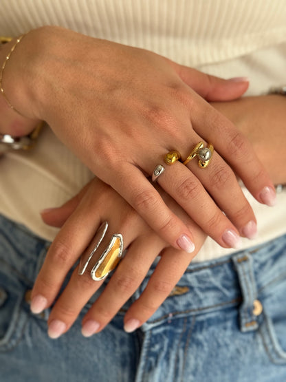 Anello Drop•bicolor