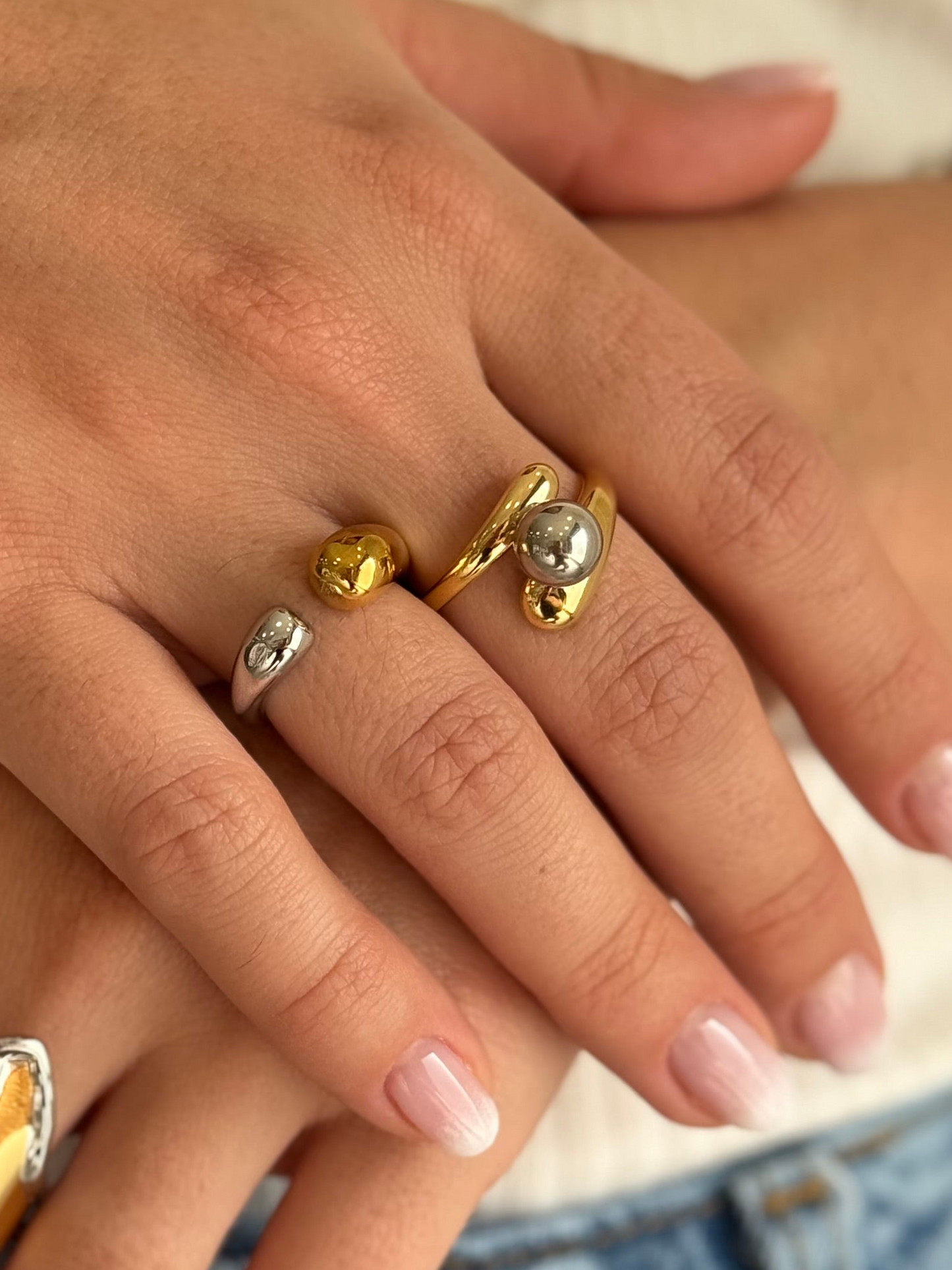 Anello Drop•bicolor