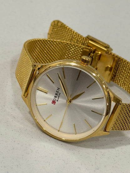 Orologio acciaio silver e gold