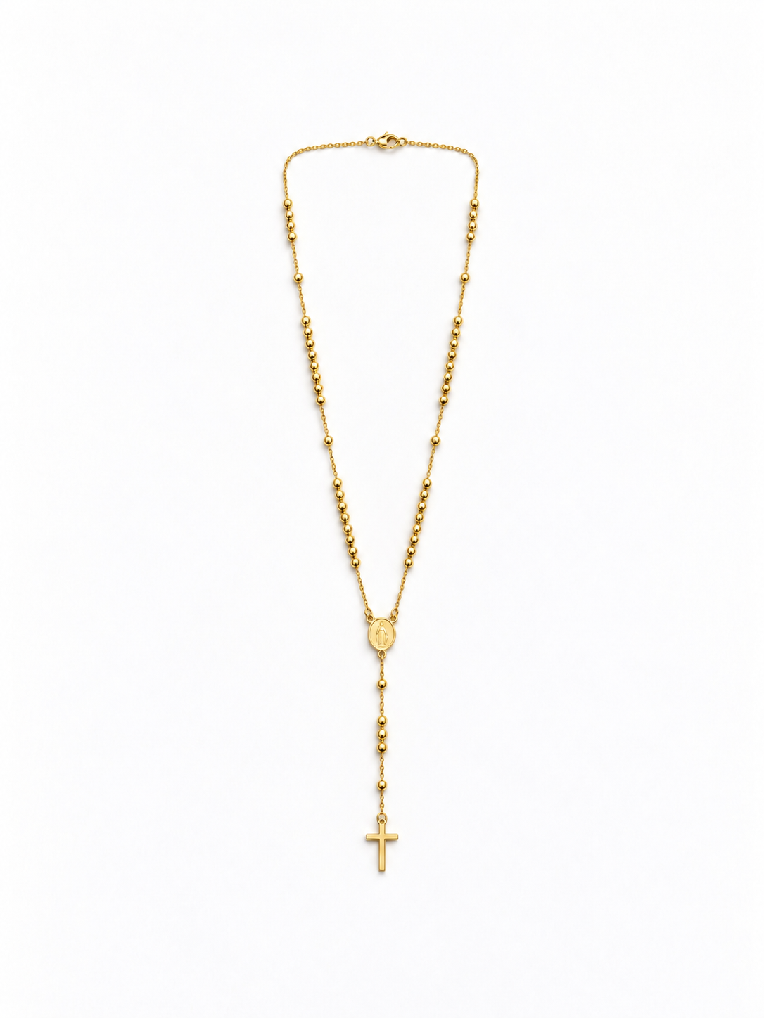 Collana Rosario acciaio inox 316l