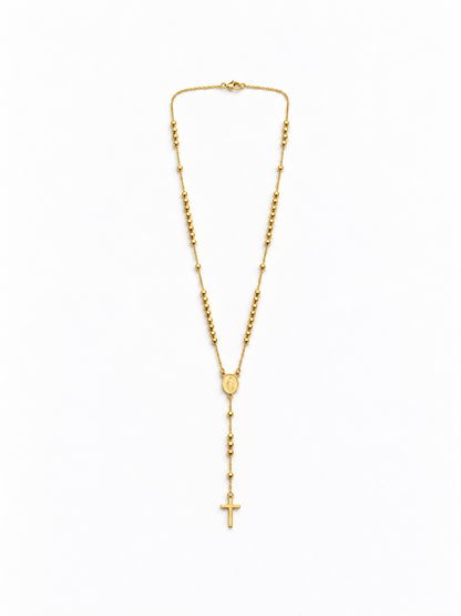 Collana Rosario acciaio inox 316l