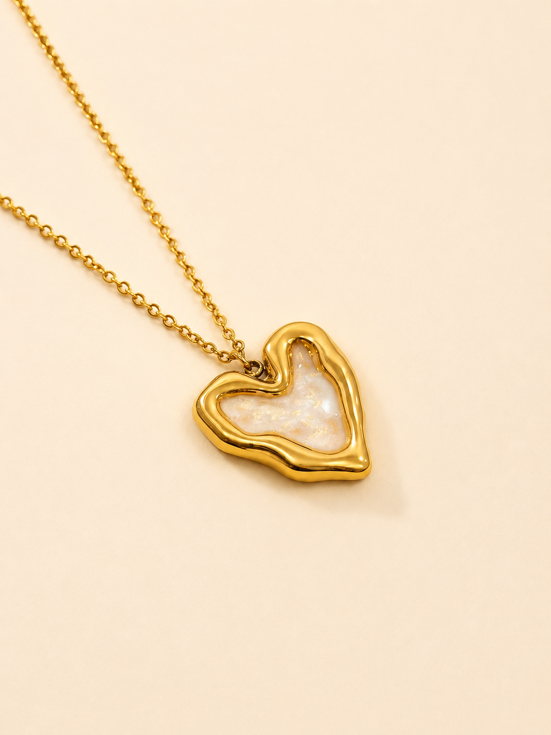 Collana Cuore Fuso