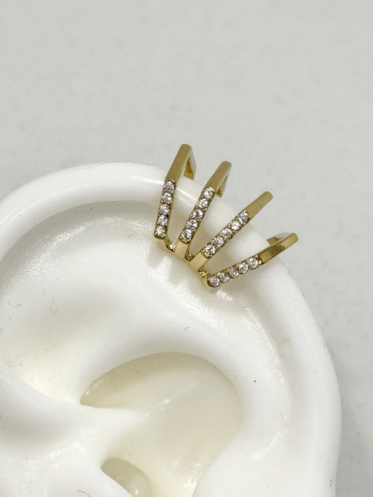 Orecchino Cuff•4lines