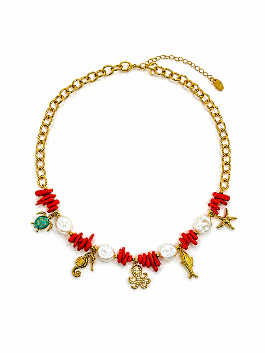 Collana Frutti Corallo