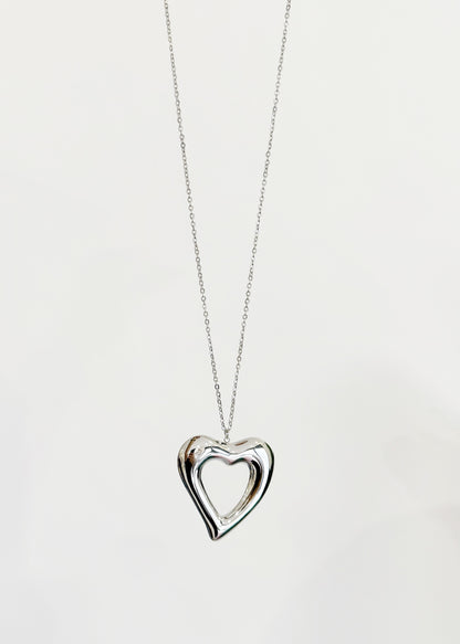 Collana cuore Chunky